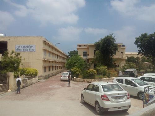 View from front entrance DAV college