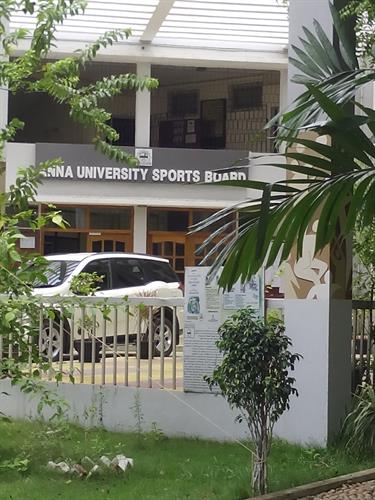 Anna University sports board building