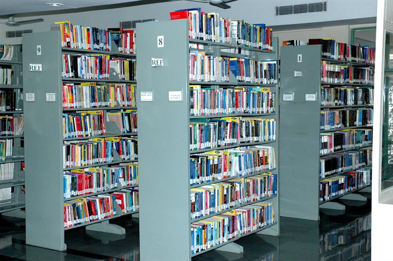 Library reference section in JUET guna