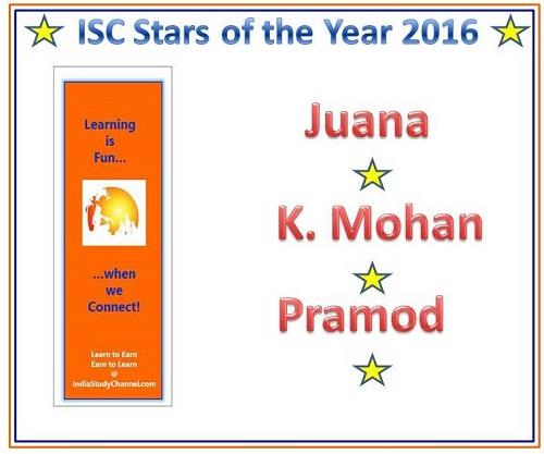 ISC Star of the Year Winners 2016