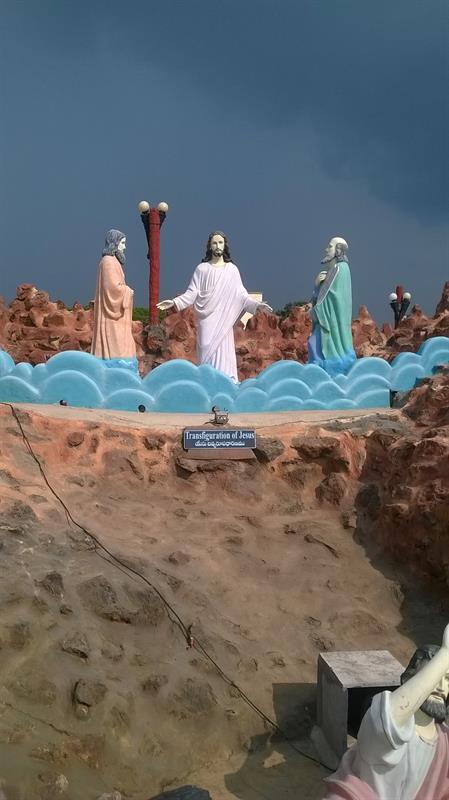 "Transfiguration of Jesus"-A civic structure seen at Holy Land , Pinakadimi, Eluru, A.P.
