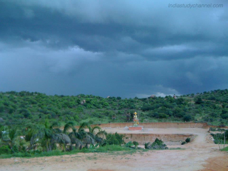 Hills around the Deshmukhi Sai Baba Temple