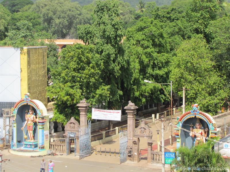 Entrance of Sri Mallikarjuna Swamy Temple Srisailam