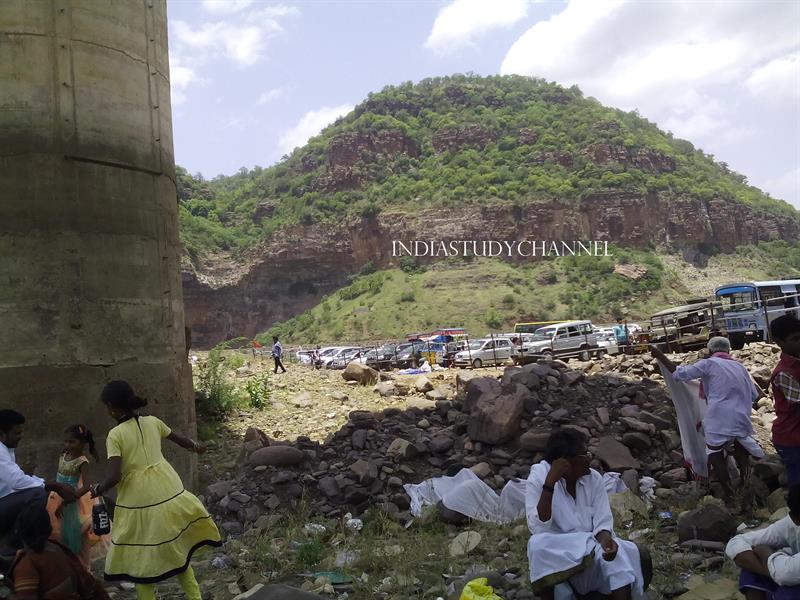 A beautiful hill of Nallamala forest of Srisailam at Lingalagattu, Kurnool District, A.P.