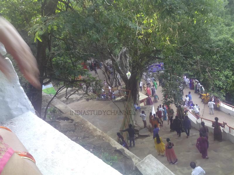Phaladhara-Panchadhara torrents at of Srisailam, Kurnool District, A.P.