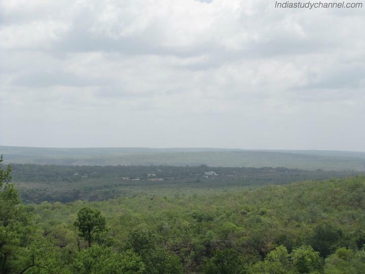 Beautiful scenary picture of nature taken in srisailama
