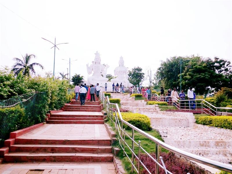 Kailasagiri, a hilltop park in the city of Visakhapatnam.