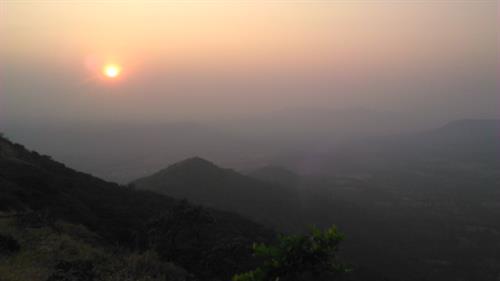 Sunset point at Saputara