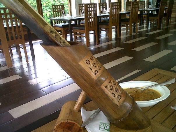 Assamese delicacy chicken cooked in bamboo