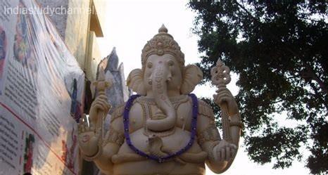 32 Feet Tall Statue of Lord Ganesh at Shivoham Shiva Temple, Bangalore