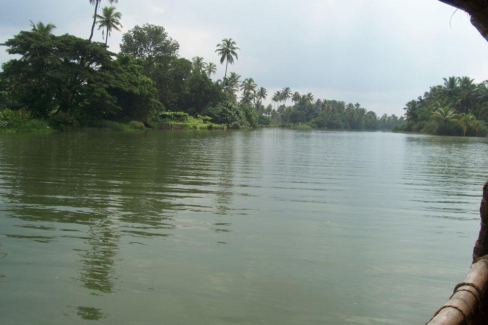 Clear water channels in Kerala