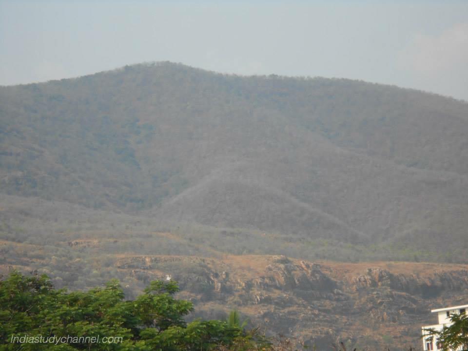 Picture of hills at tirumala tirupati devasthanam