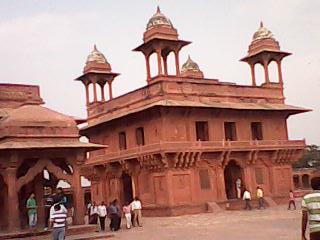 Diwan-i-Khas – Hall of Private Audience in Fathepur Sikri, Agra, Uttar Pradesh state of India