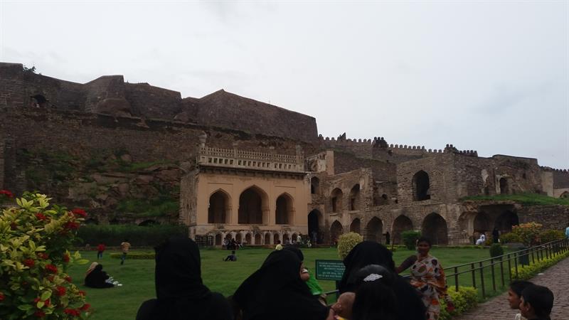 Taramathi Mosque in Golconda Fort,Hyderabad