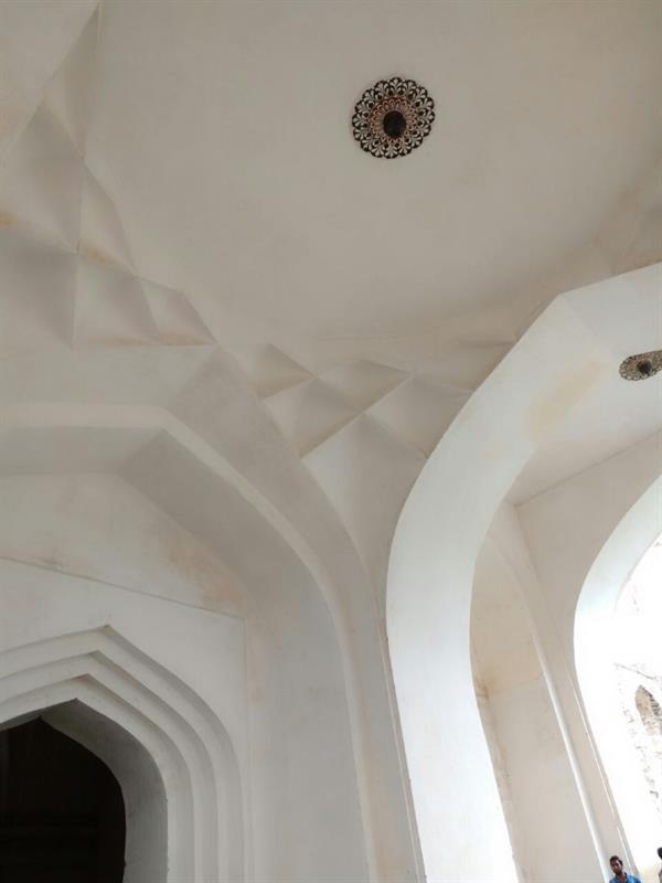 Diamond Cut Architecture at the entrance of fort,Hyderabad