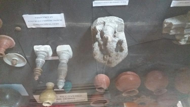 some of things found during debris clearance in Golconda Fort