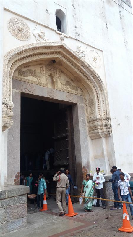 The main entrance of Golconda Fort,Hyderabad