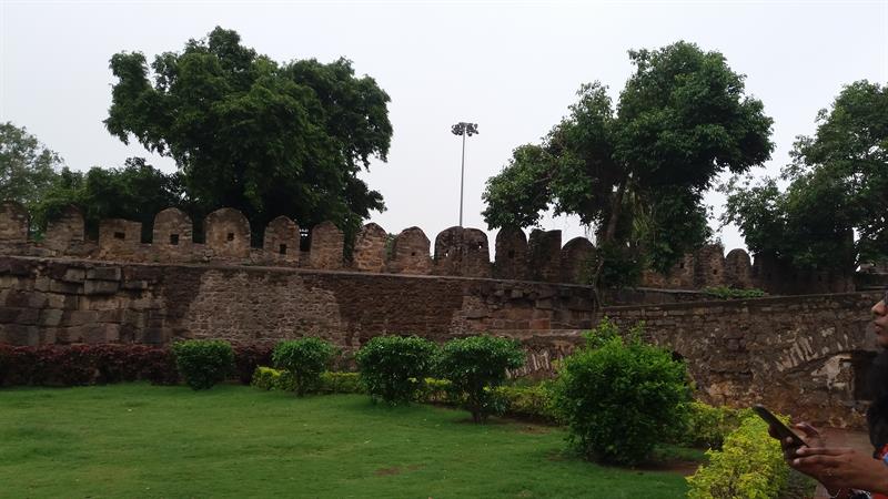 Walls of Golconda Fort,Hyderabad