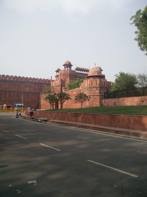 The Red Fort located in Delhi,India