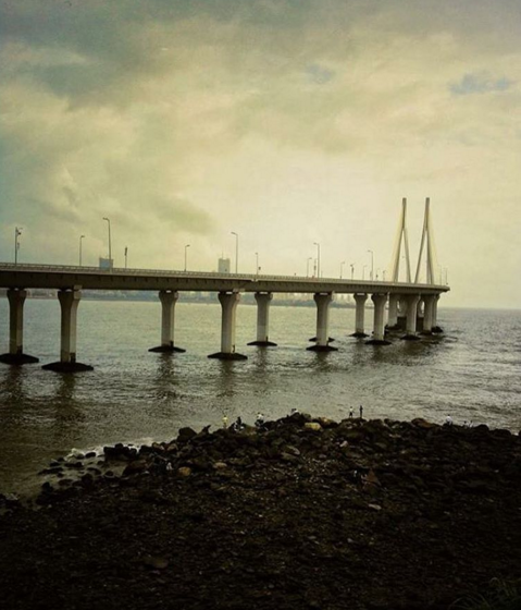 The sea link, Bandra West