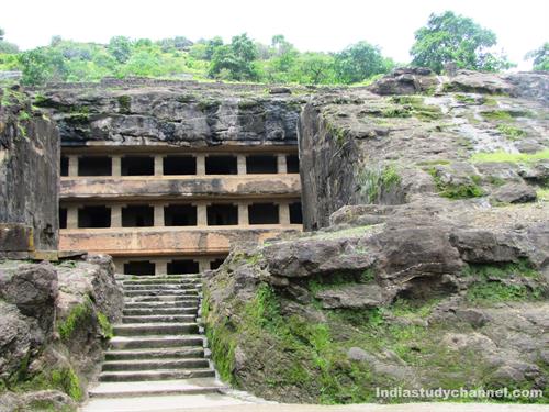 One of the Bhuddist Caves in Ellora