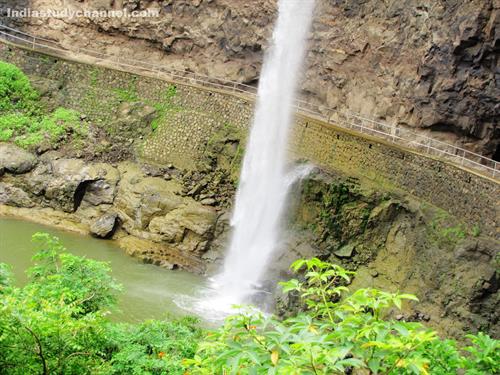 Beautiful Water Falls in Ellora Caves