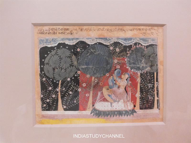 Western Indian style of Miniature painting (14th Century) as found in Chhatrapati Shivaji Museum