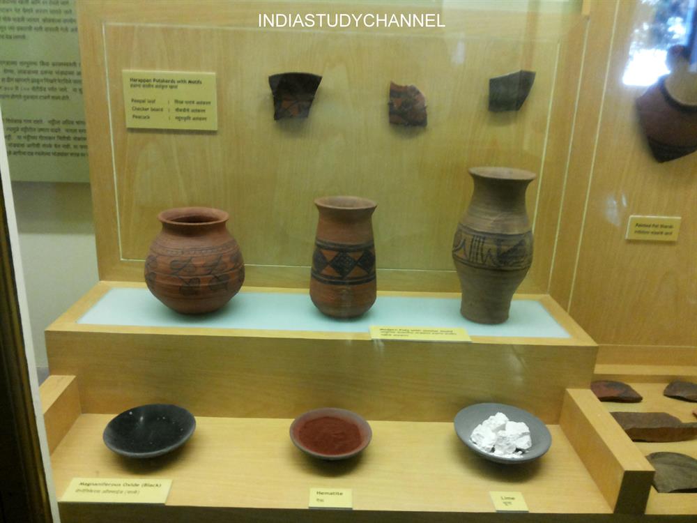 Harappan Potsherds with Motifs as seen in Chhatrapati Shivaji Museum, Mumbai