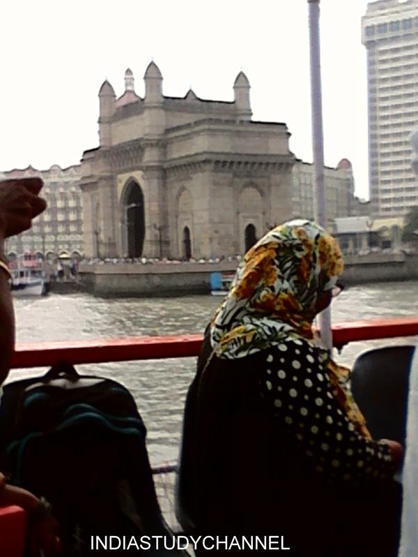 Gate way of India as seen from harbour side, Mumbai