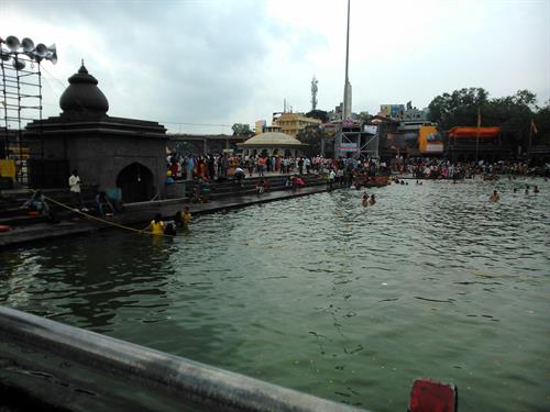 Ramkund at Panchvati in Nasik city