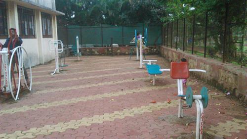 Green gym at NMC school no. 125 ground