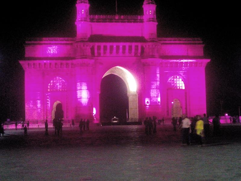 Awesome Gateway of India, Mumbai dressed in pink