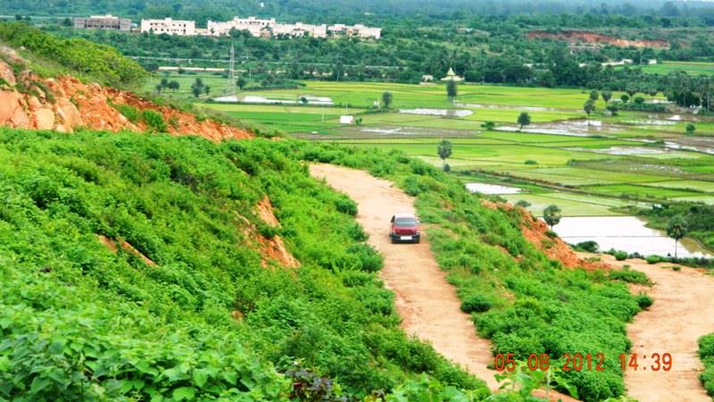 Land view from Ramachandi Temple, Chatrapur