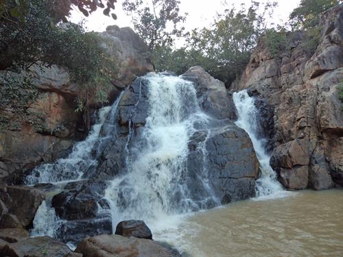 Sanaghagra waterfall in Keonjhar, Odisha