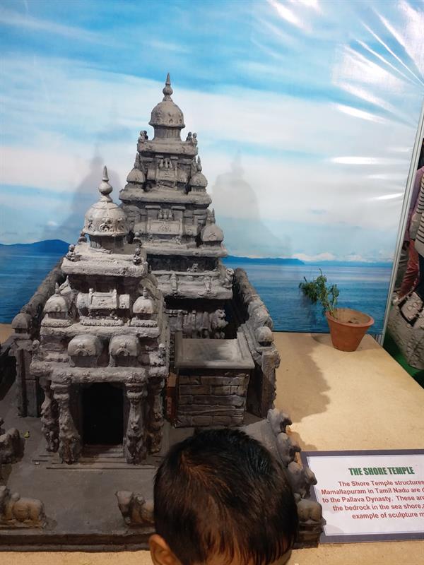 Model of Shore temple in 37th IITF-2017