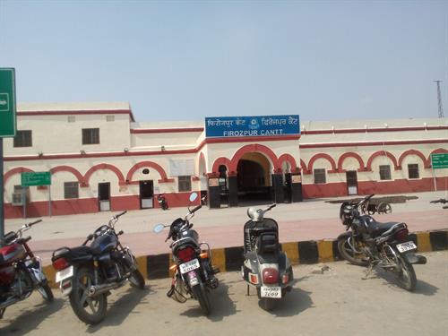 Railway station Ferozepur Cant
