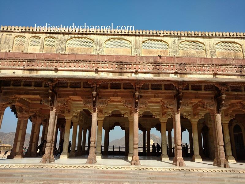 Right side of platform of Deewan-e-khas, Jaipur, Rajasthan