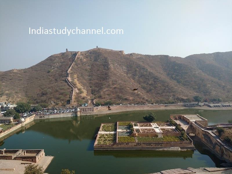 View from top of Aamer fort, Jaipur, Rajasthan