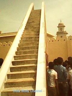 The smaller Sun Dial at Jantar Mantar
