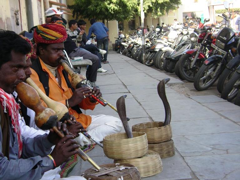 Snake Charmers in front of Jantar Mantar, Jaipur City