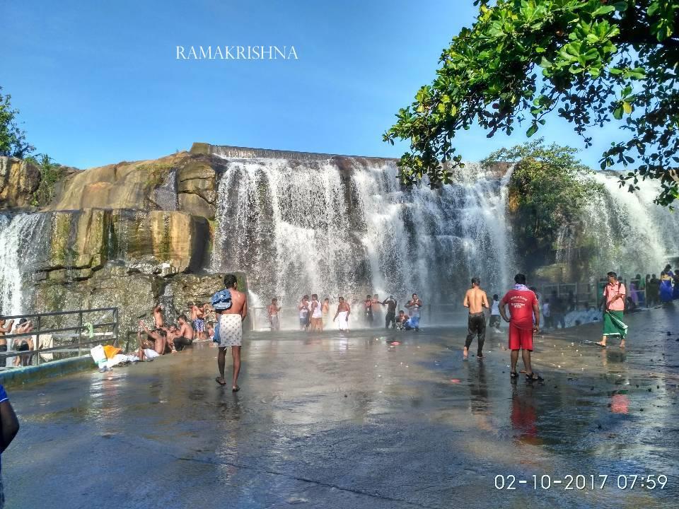 Tirparappu Waterfalls at Kanyakumari, Tamilnadu