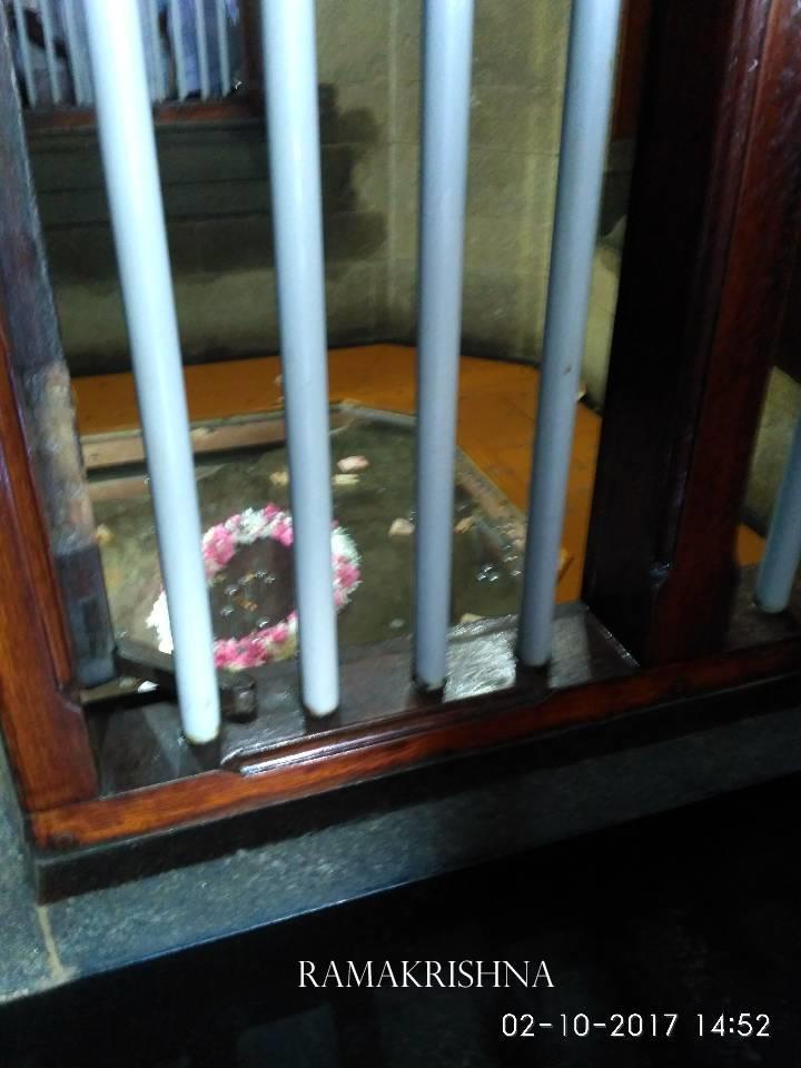 Foot Print of Sri Swami Vivekananda at Viveka Rock Memorial at Kanyakumari, Tamilnadu