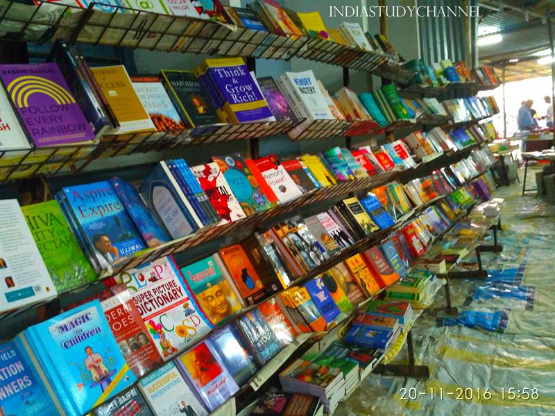 Visalandhra Books exhibition conducted at Andhra Lutheran College, Guntur, A.P.