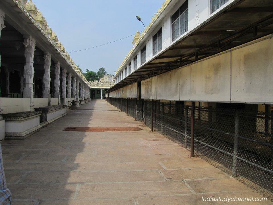 Picture taken inside Annavaram Satyanarayana temple