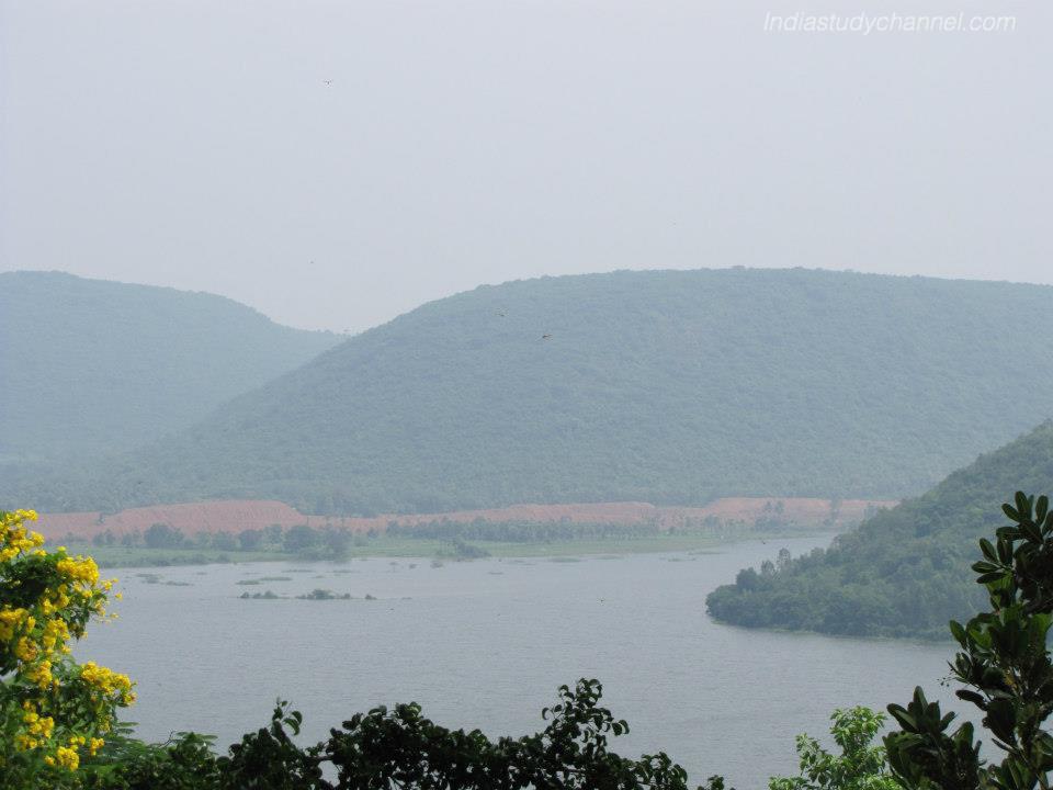 Beautiful picture of river Pampa in Annavaram Village