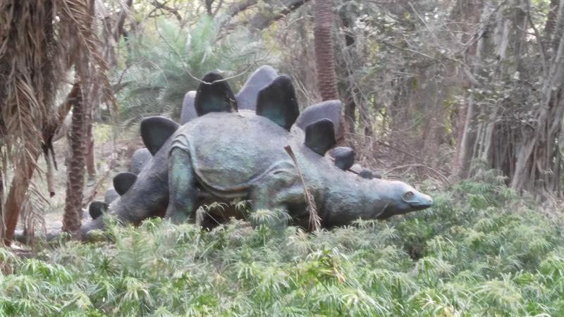 Stegosaurs in Nehru Zoo,Hyderabad