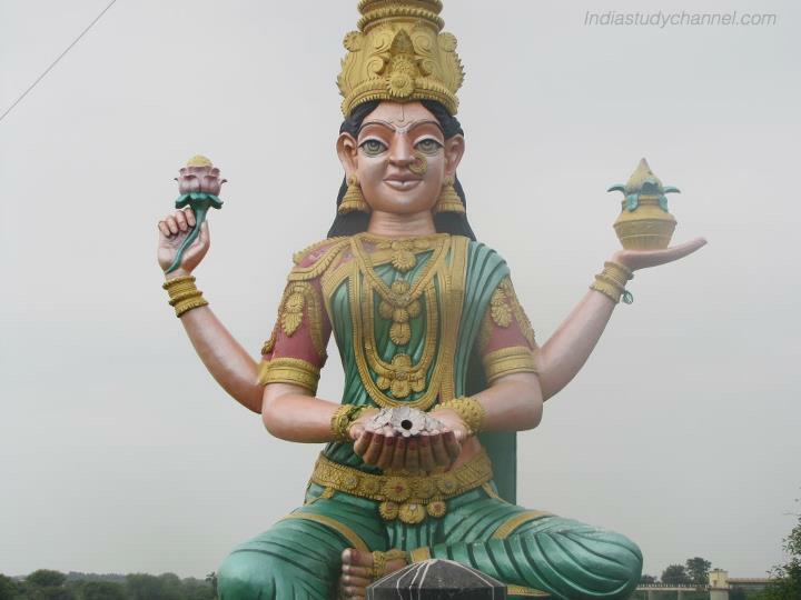 Statue of Saraswathi Devi at Basara
