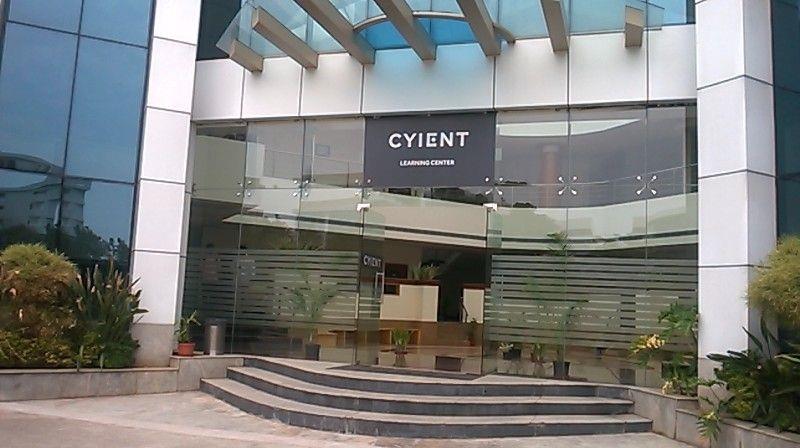 The main entrance of CYIENT campus,Hyderabad