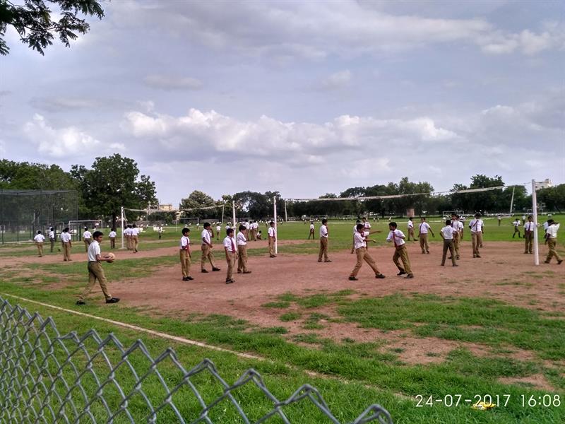 Volley Ball Courts in Loyola Public School, Loyola nagar, Guntur, A.P.
