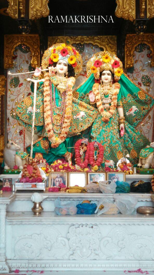 Decoration of Sri Radha Madan Mohan on Krishnastami, ISKCON, Abids, Hyderabad